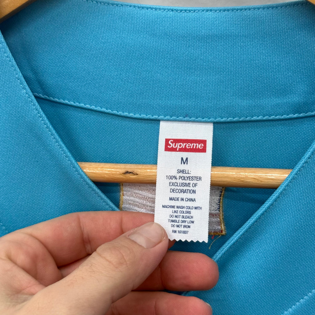 Supreme Swords Baseball Jersey Blue - Size M