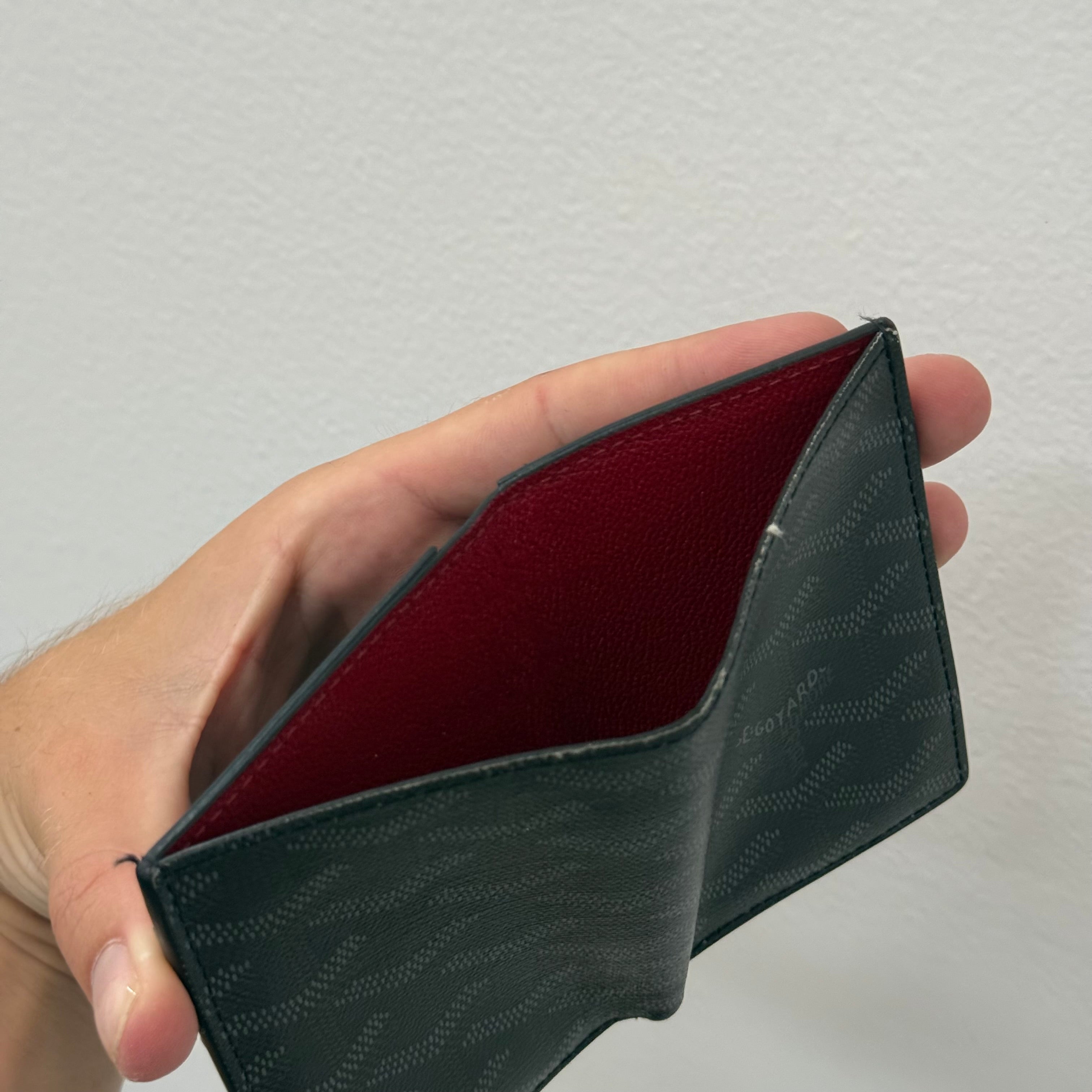 Goyard Jet Black Saint Pierre Card Holder
