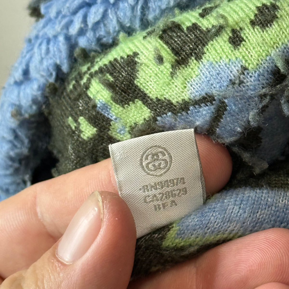 Stussy Hawaiian Fleece Sherpa Zip Jacket - Size M