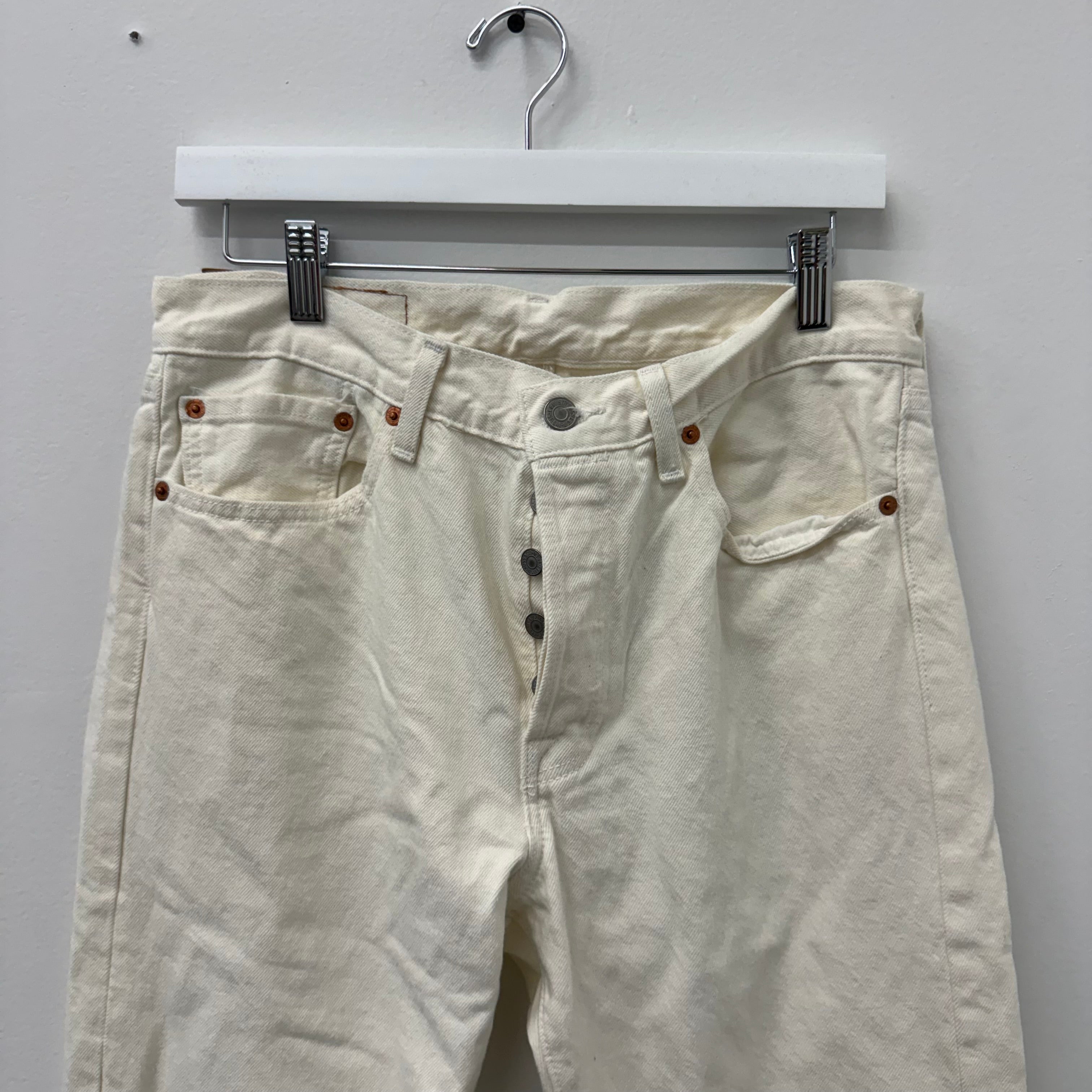 Denim Tears Blank White Denim Jeans - Size 31