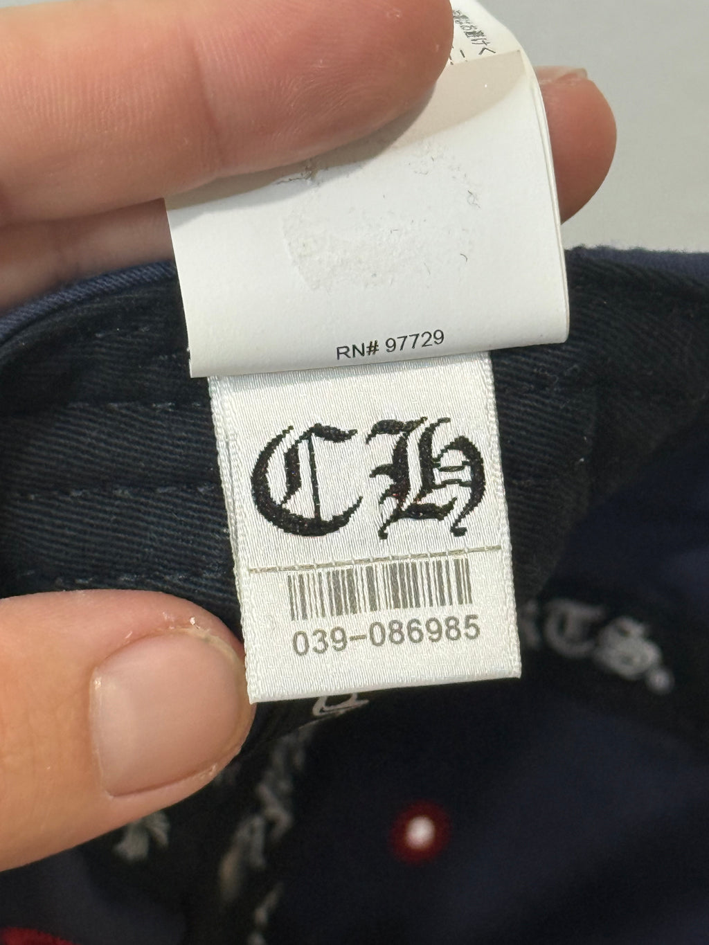 Chrome Hearts Navy Gas Station Trucker Hat