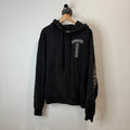 Chrome Hearts T-Bar Floral Hoodie Black - Size S