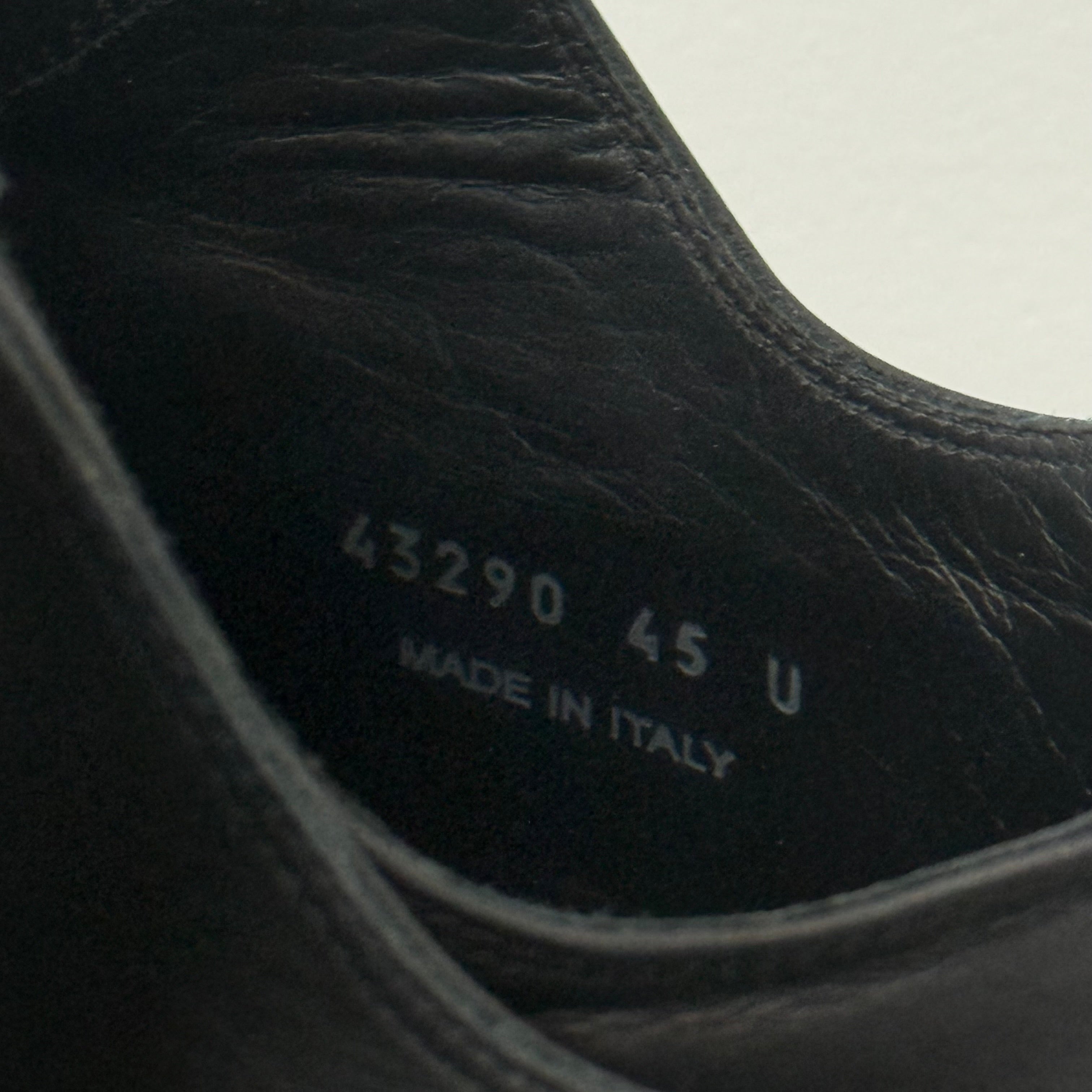 Rick Owens Mainline Ramone Leather Sneakers - Size 45 (US 12)