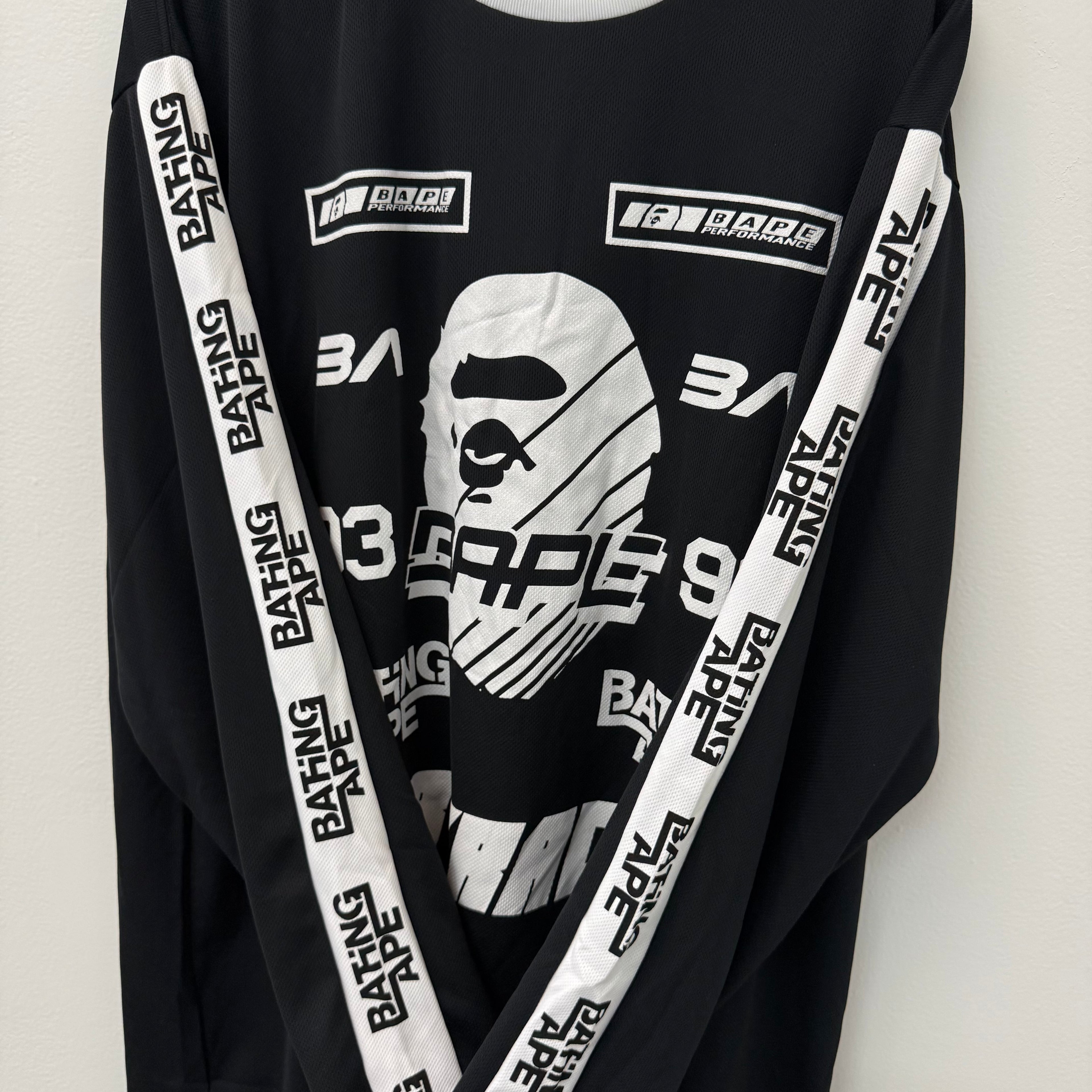 Bape A Bathing Ape Performance Logo Crewneck - Size XXL