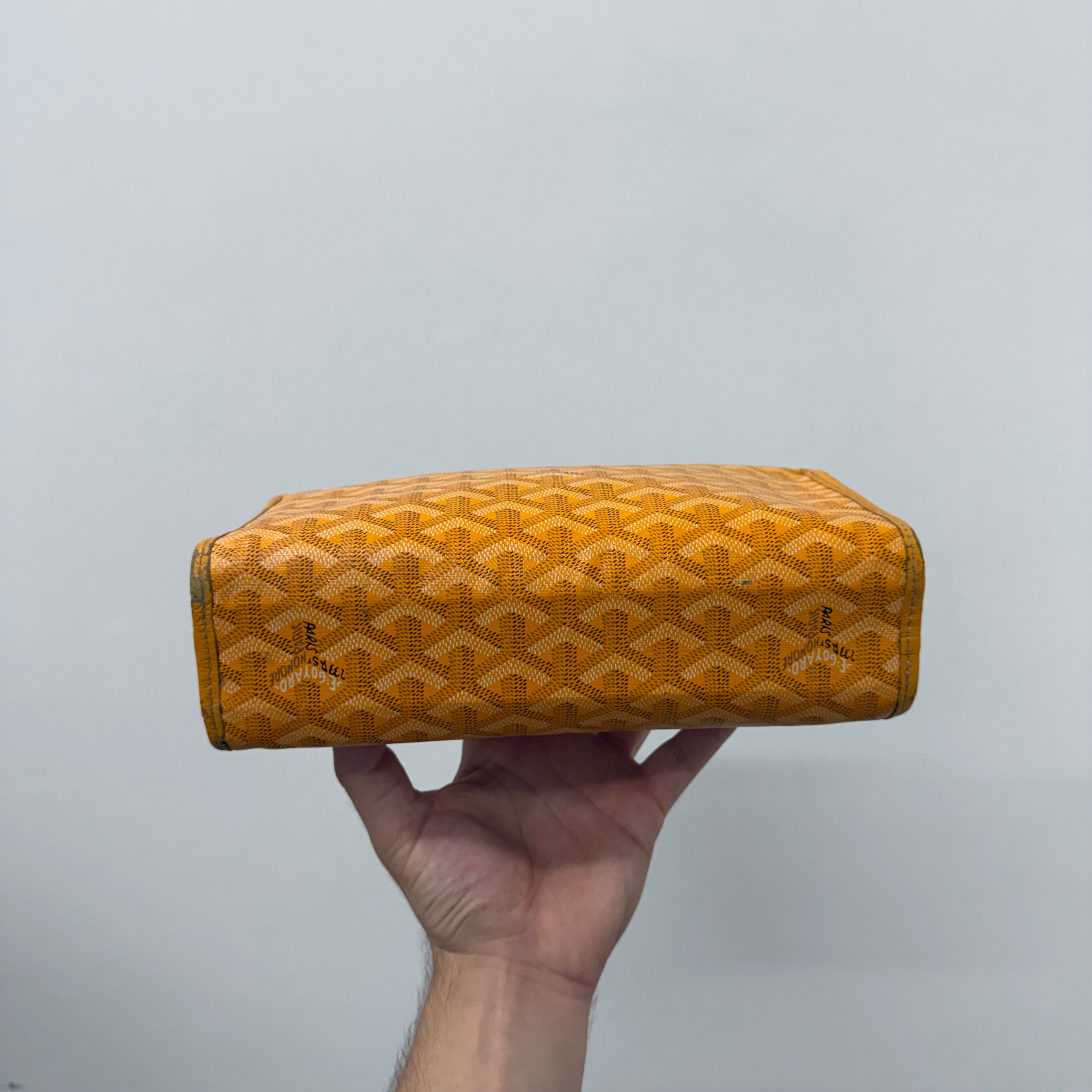 Goyard Yellow Jouvence MM Toiletry Bag