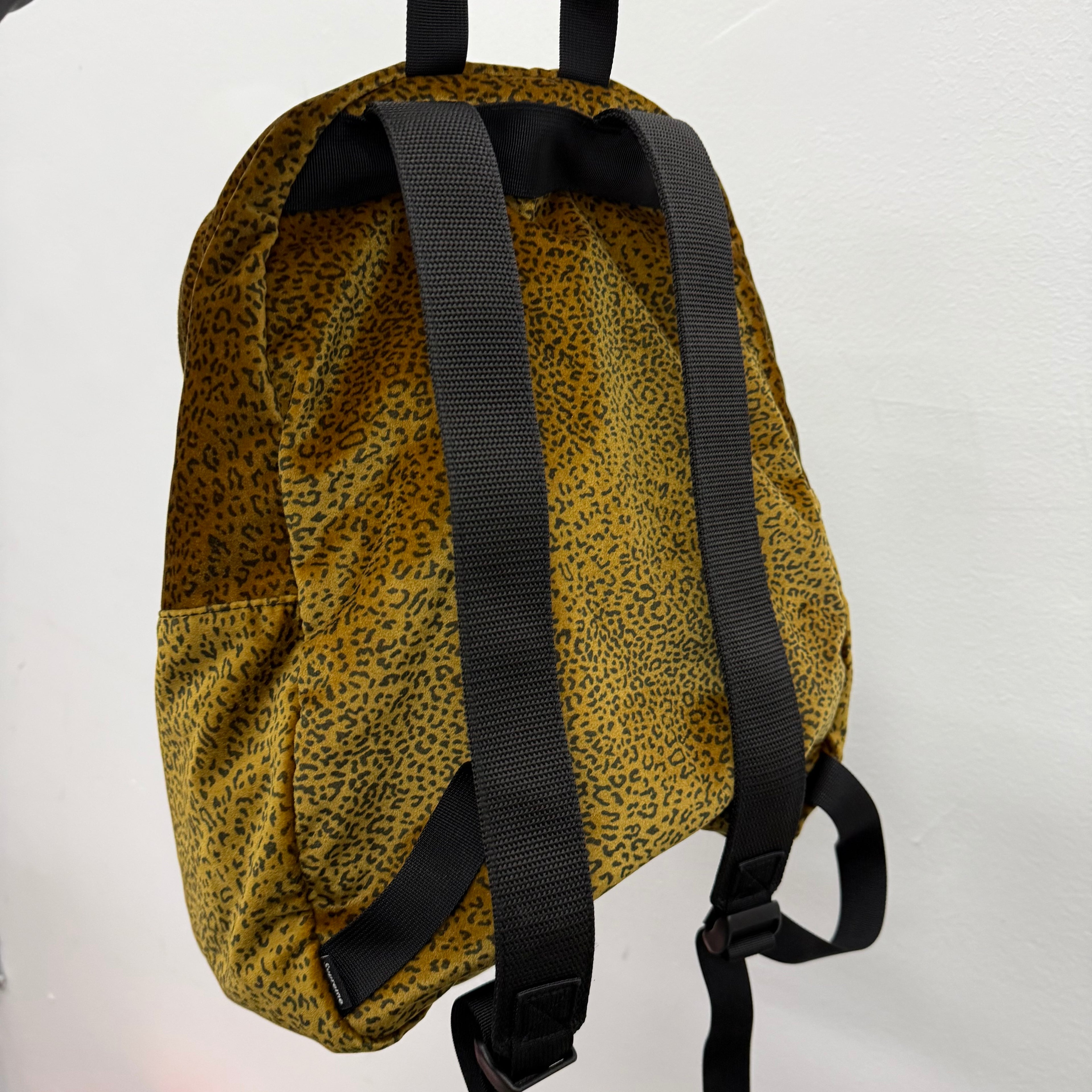 Supreme Cheetah Print Velvet Backpack