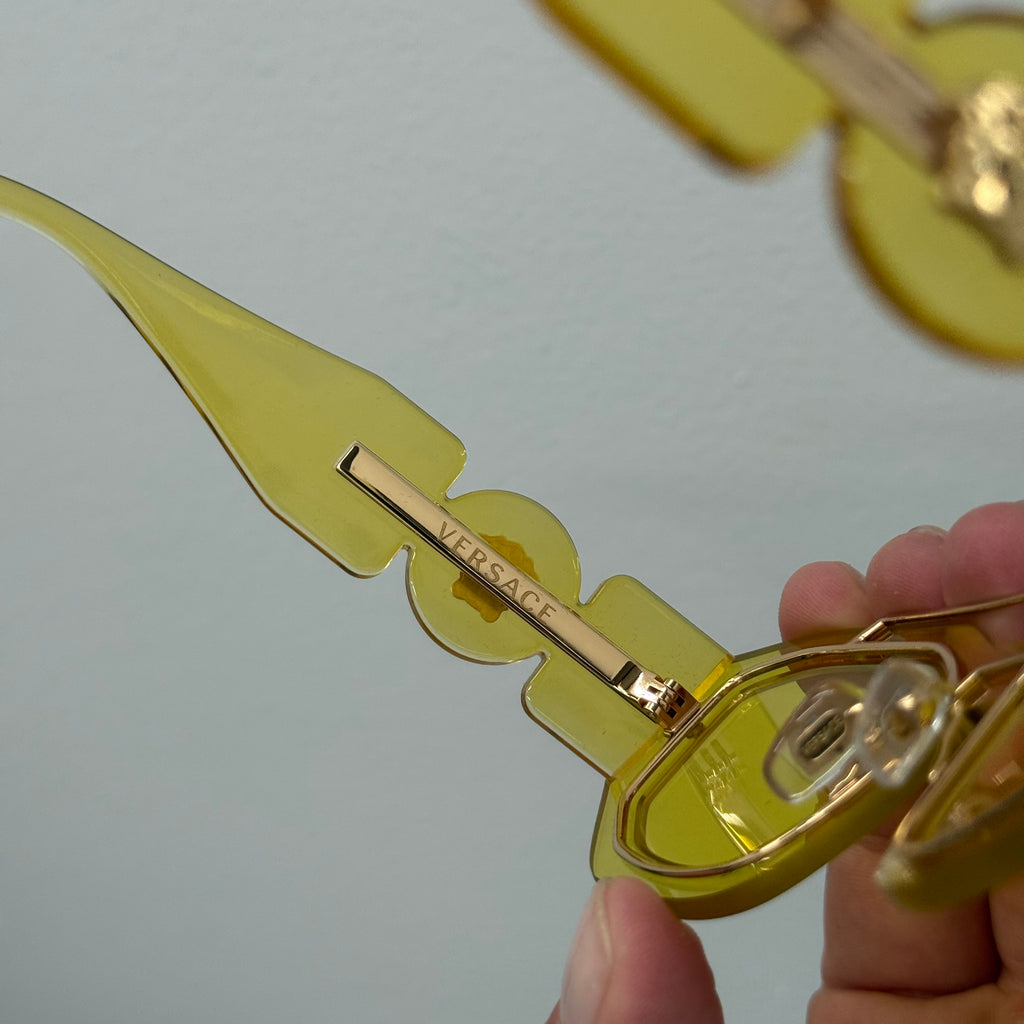 Versace Yellow Medusa Biggie Glasses