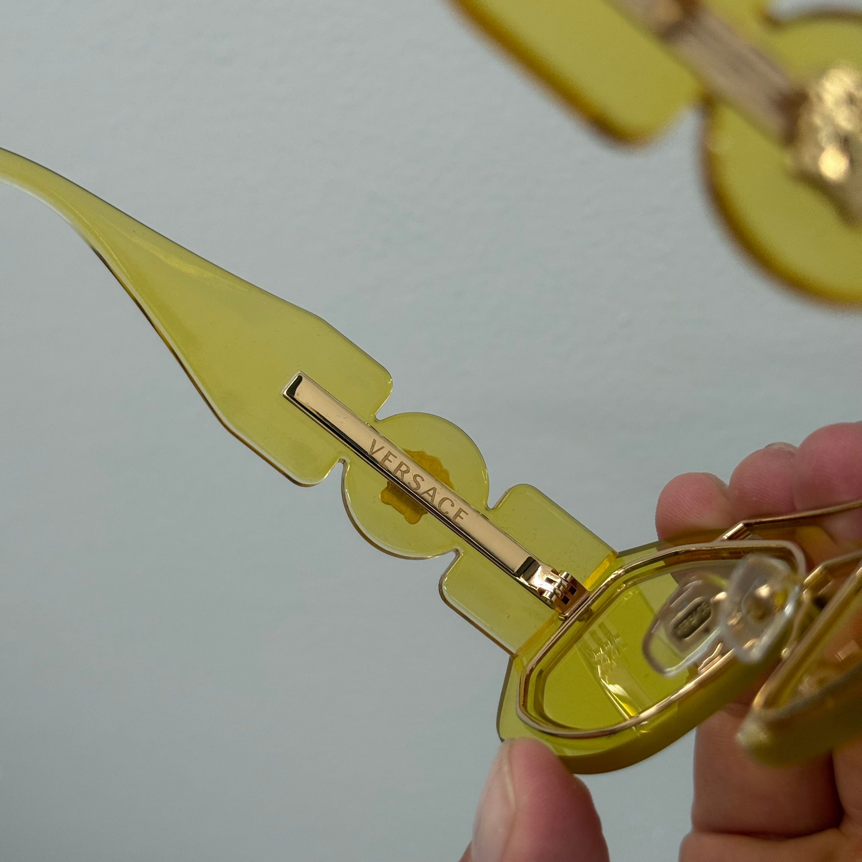 Versace Yellow Medusa Biggie Glasses