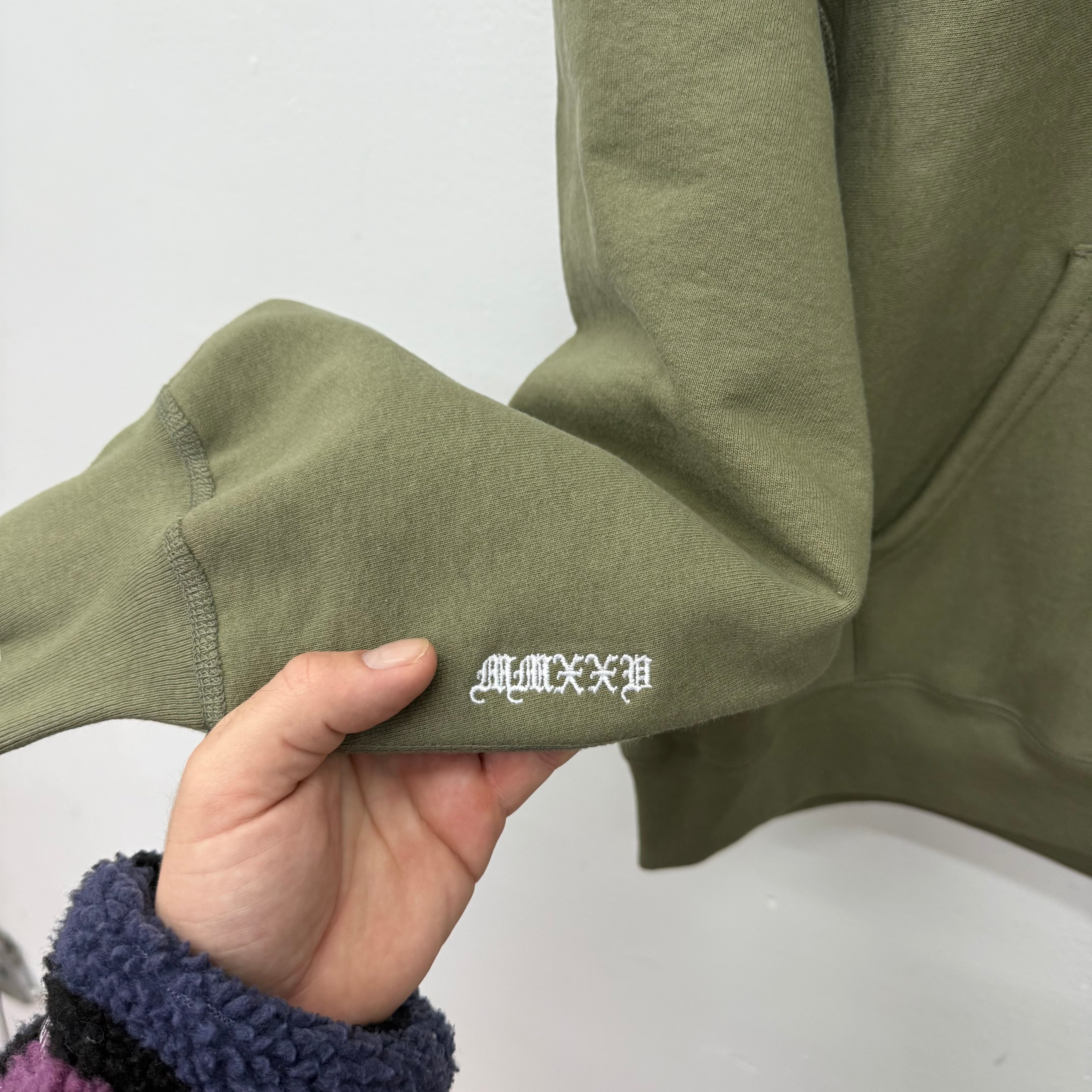 Supreme FW25 Olive Box Logo Hoodie - Size L