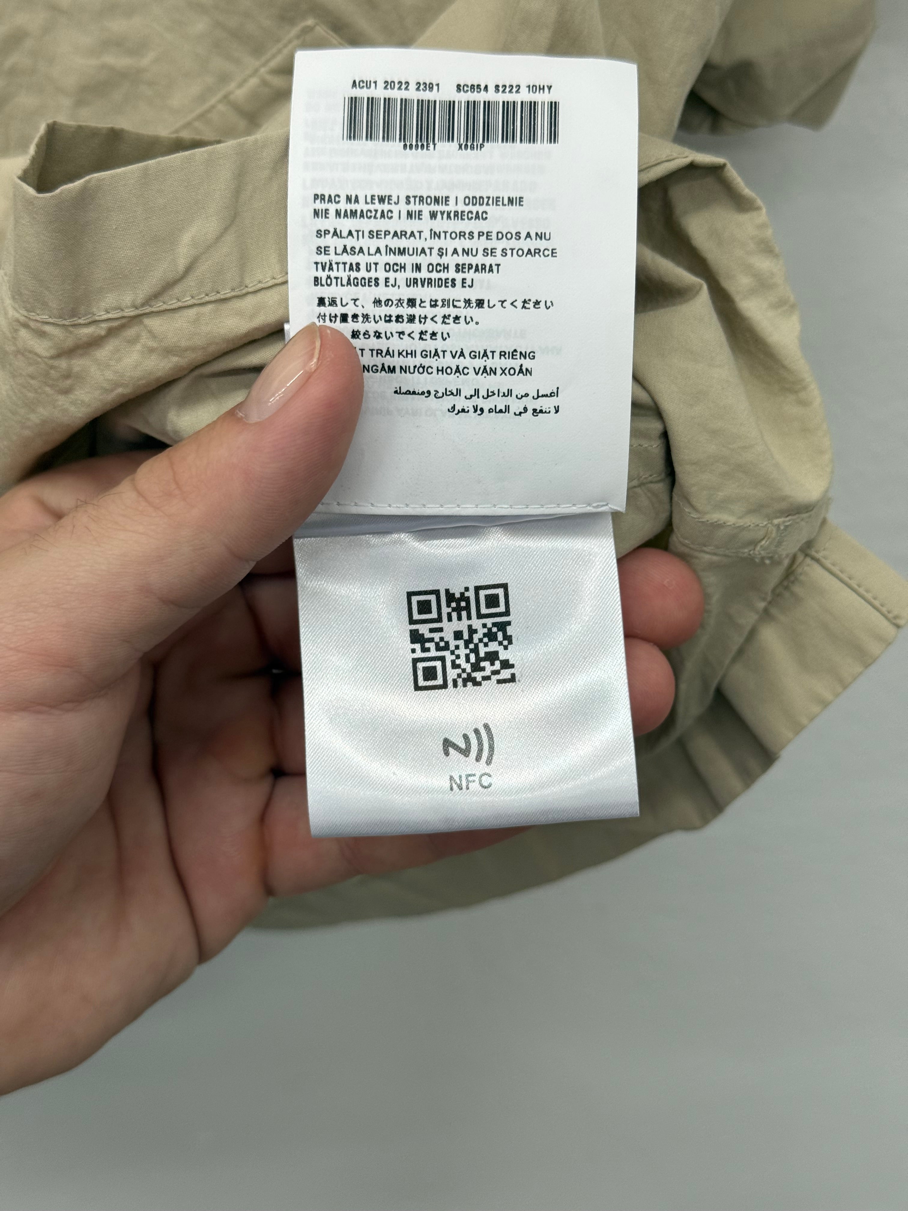 Prada Nylon Pocket Button Shirt - Size XL