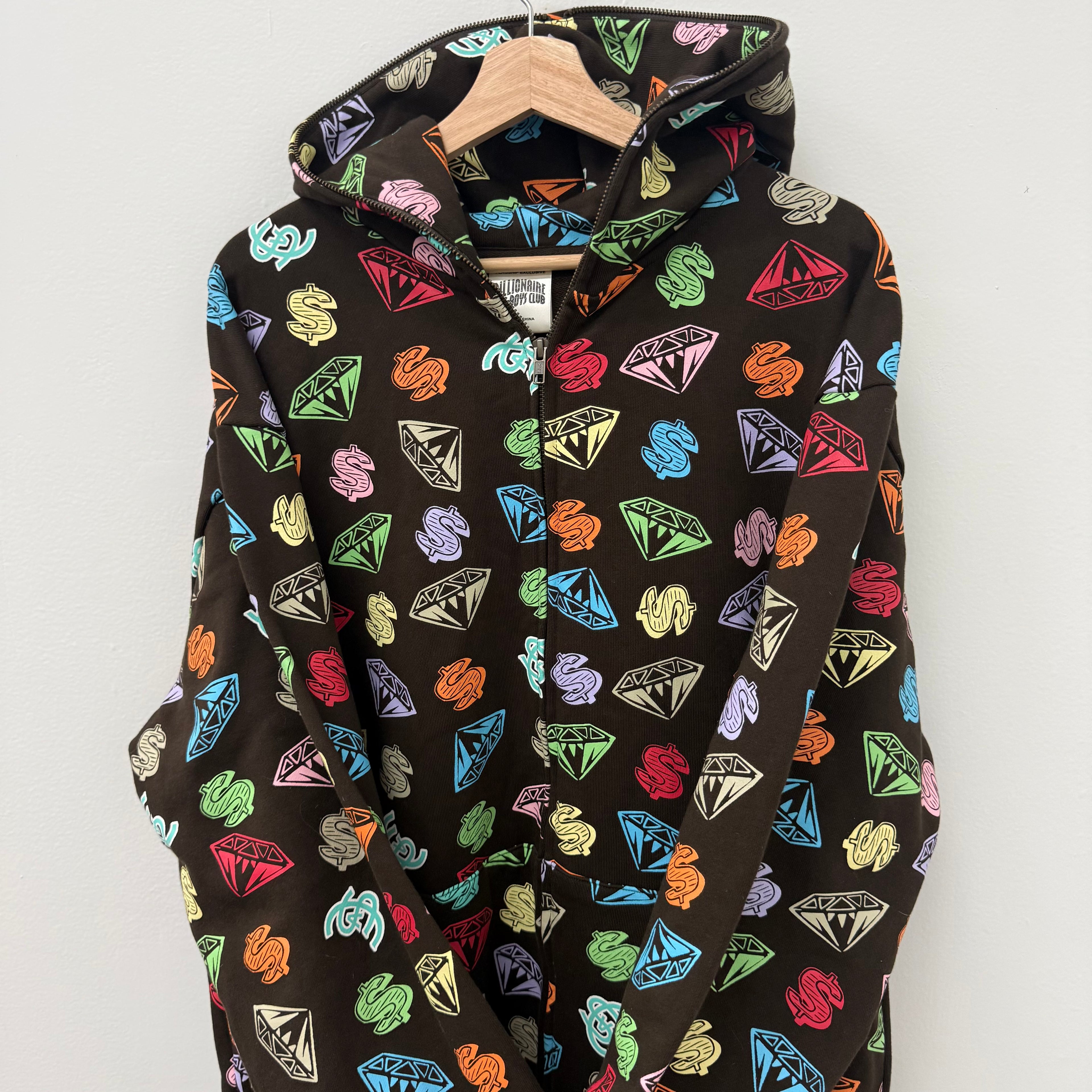 Casanova Vintage x BBC Jewel Zip Up Hoodie - Size XL
