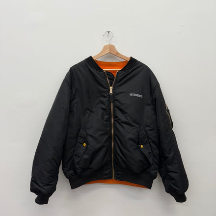 Vetements Reversible Emoji Bomber Jacket - Size L