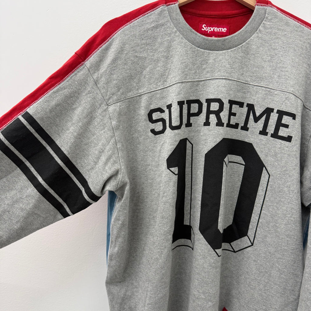 Supreme Split Football Longsleeve Shirt - Size M