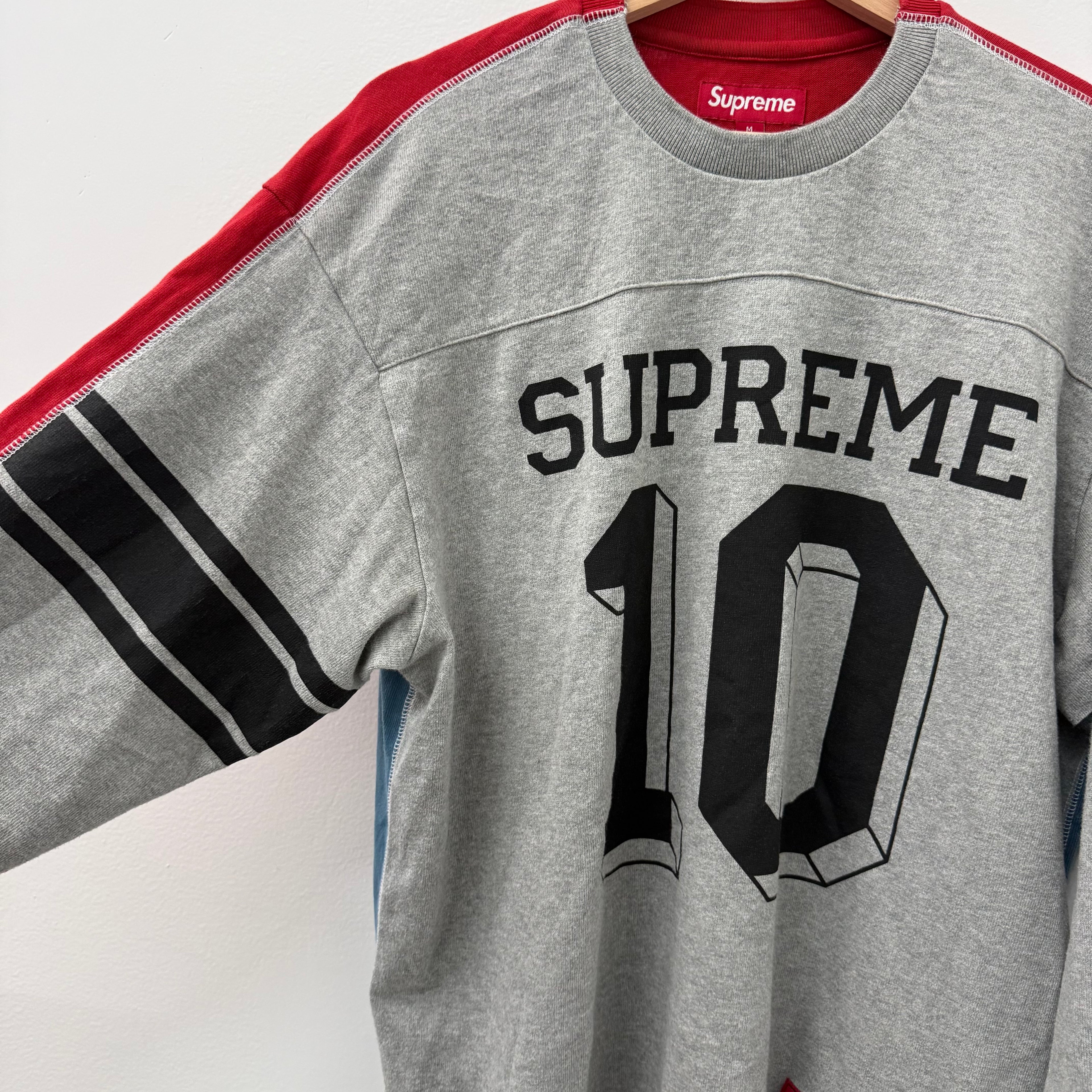 Supreme Split Football Longsleeve Shirt - Size M