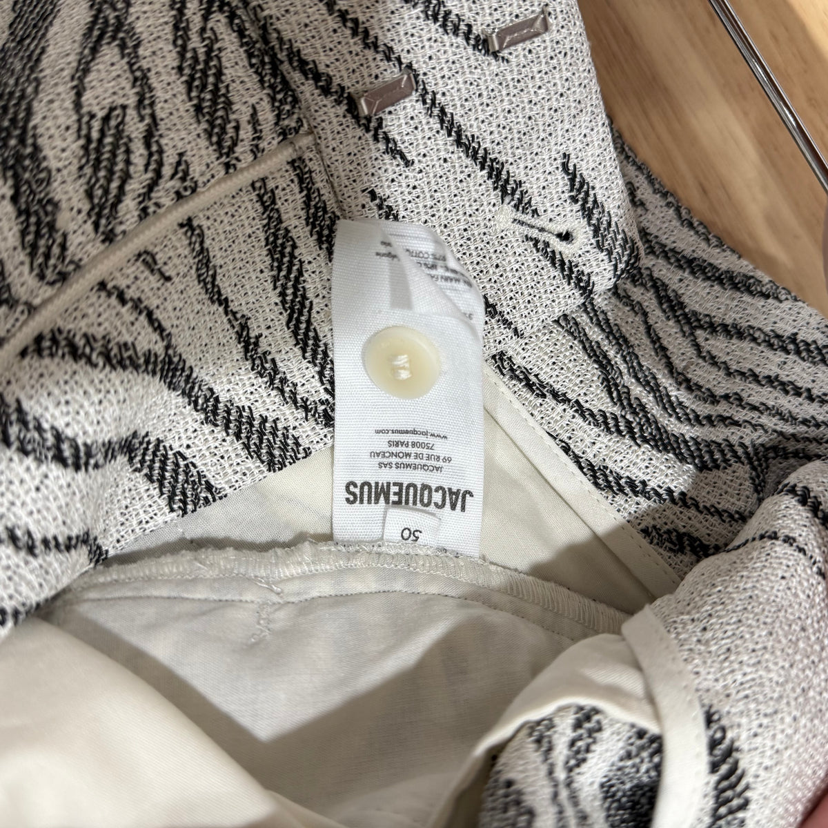 Jacquemus Jacquard Mottled Zebra Shorts - Size 50 (US 32)
