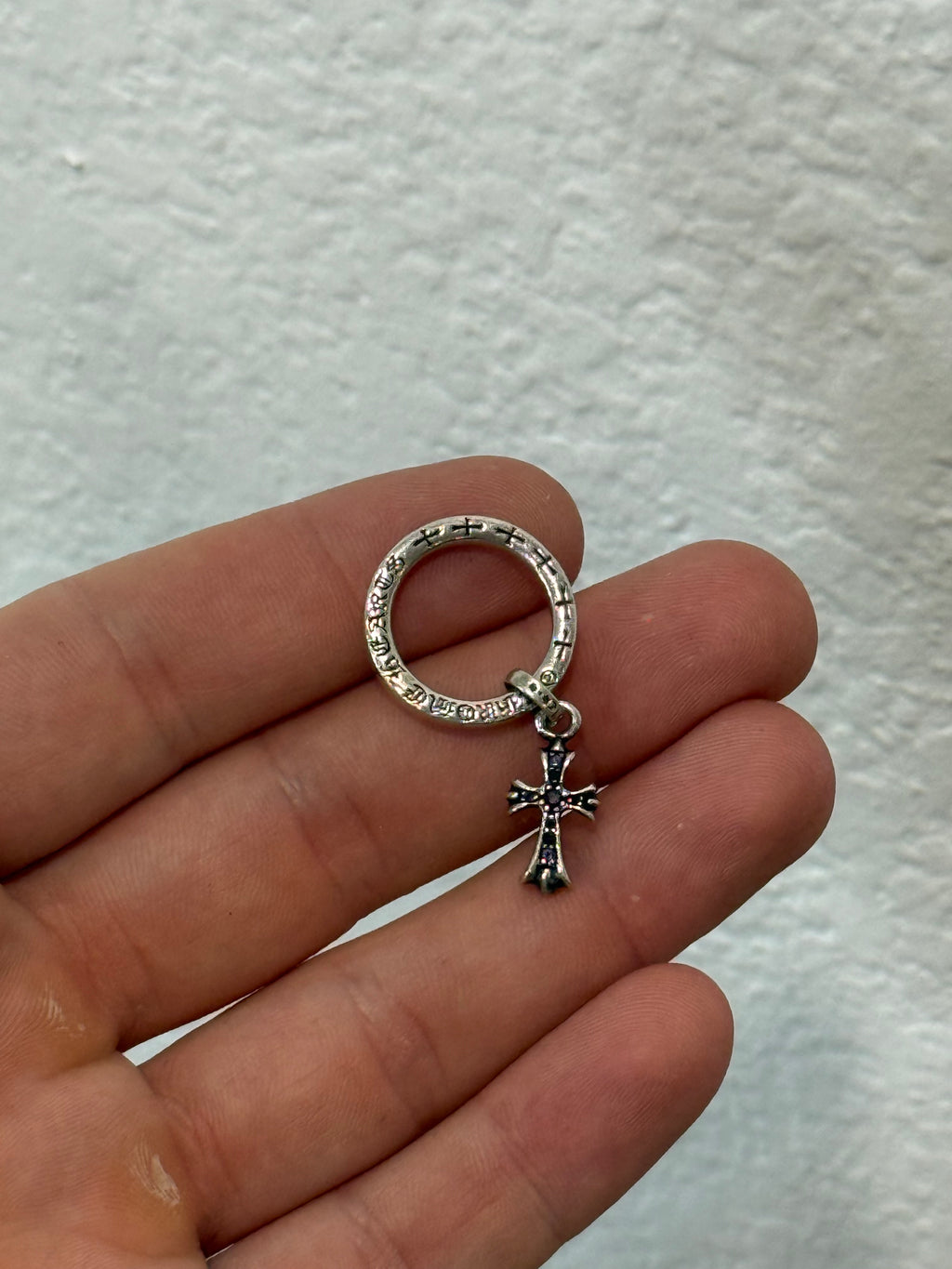 Chrome Hearts Ruby Baby Fat Necklace Ring Charm Pendant