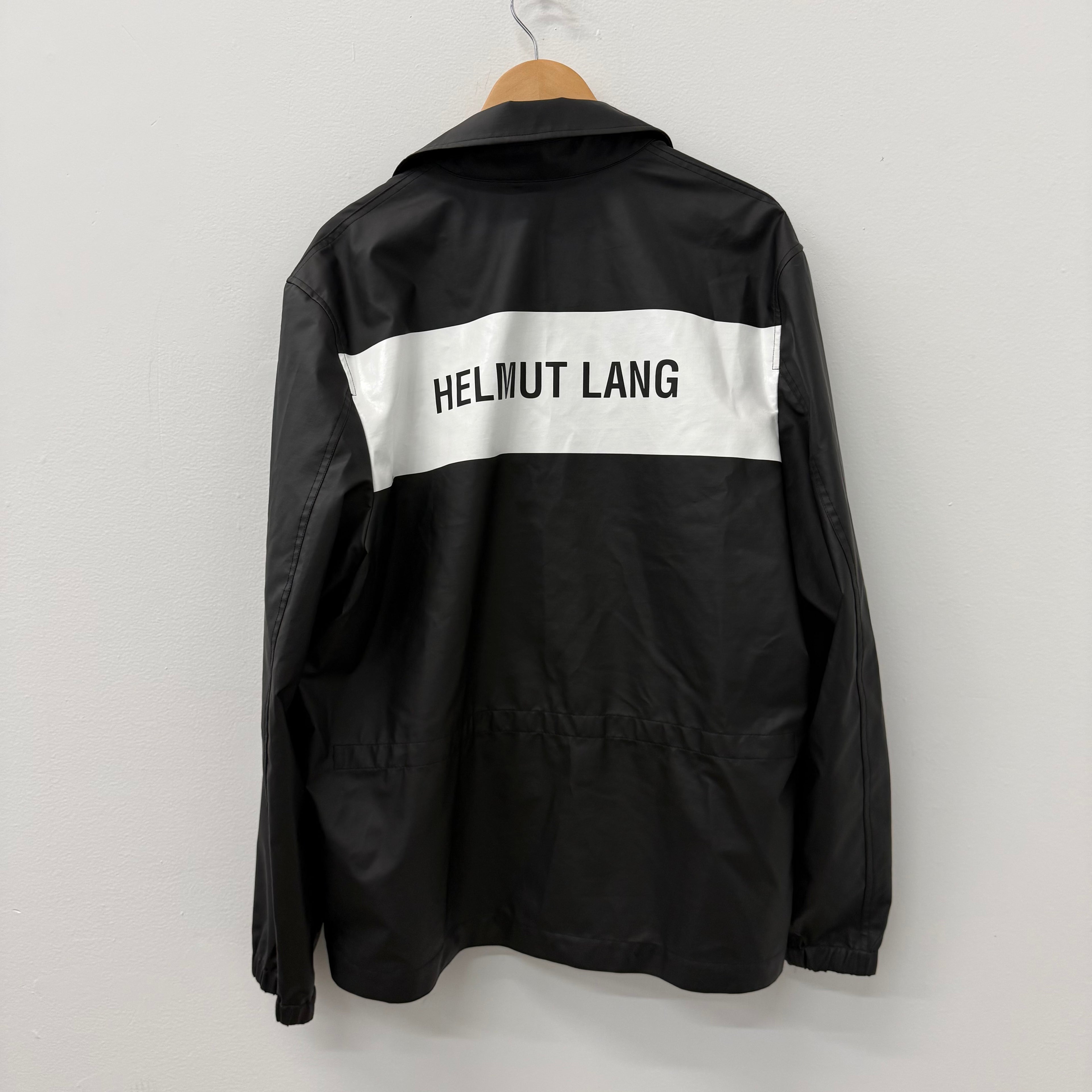 Helmut Lang Nylon Logo Light Jacket - Size XL