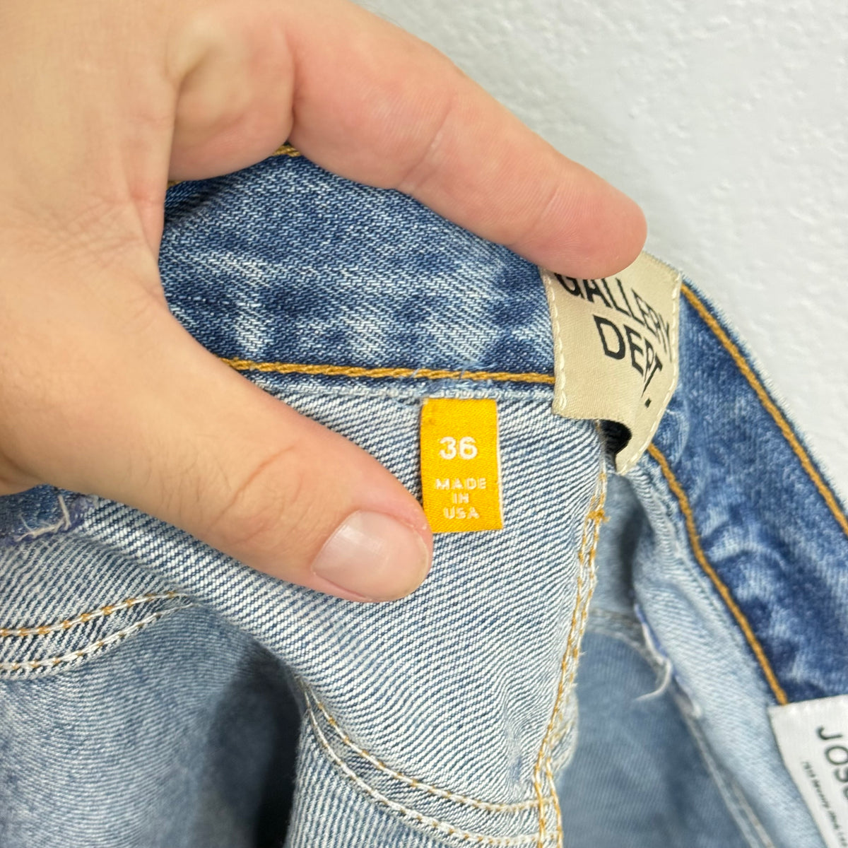 Gallery Dept Denim G Patch Shorts - Size 36