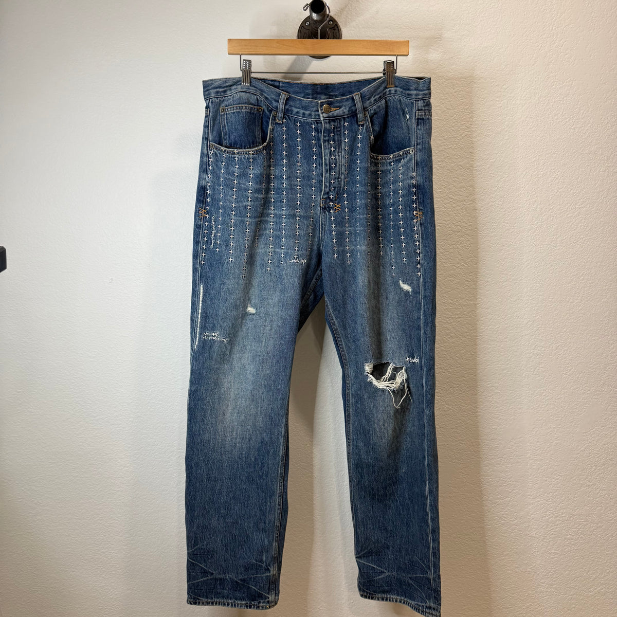Ksubi Denim Stitch Jeans - Size 36