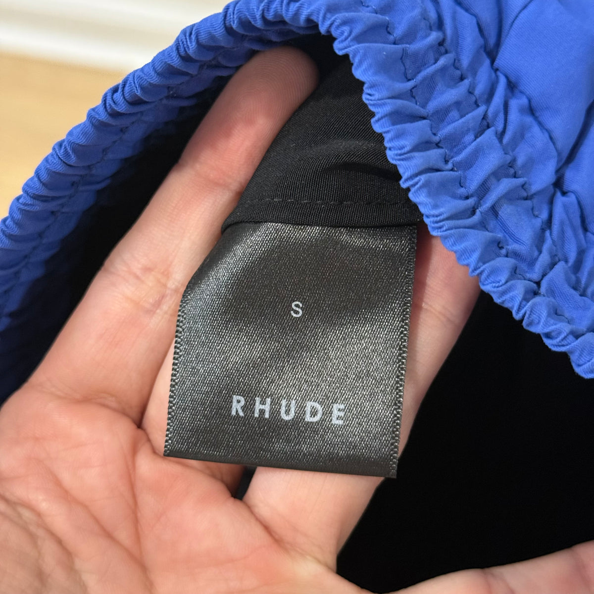Rhude Mclaren Blue Swim Shorts - Size S