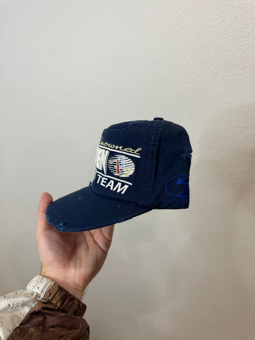 Up7 Skate NYC Navy Blue Intl Team Snapback Hat
