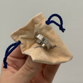 Louis Vuitton Silver Monogram Ring (Size 9)