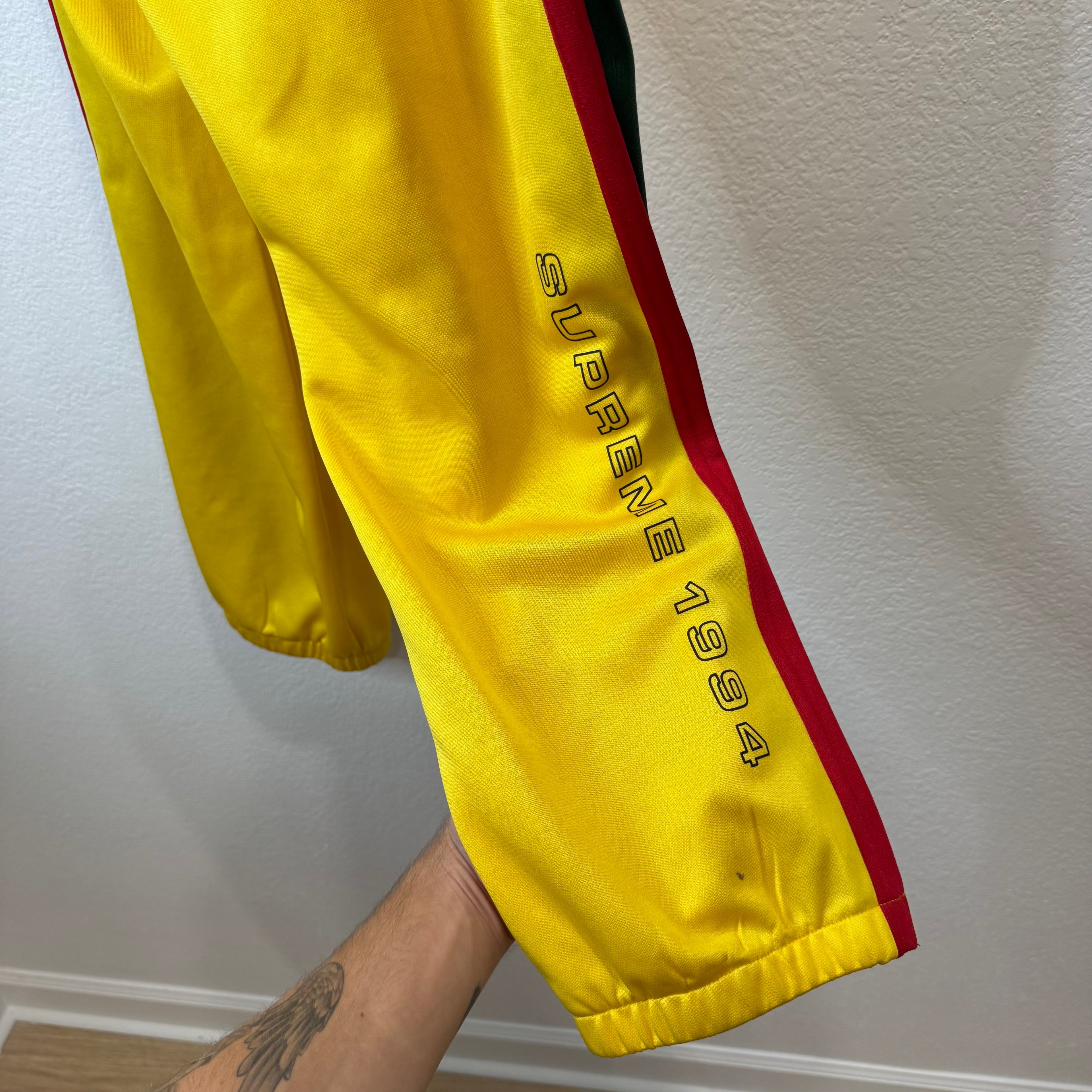 Supreme Umbro Break-Away Track Pants Yellow - Size M