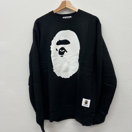 BAPE Ape Black Crewneck - Size XXL