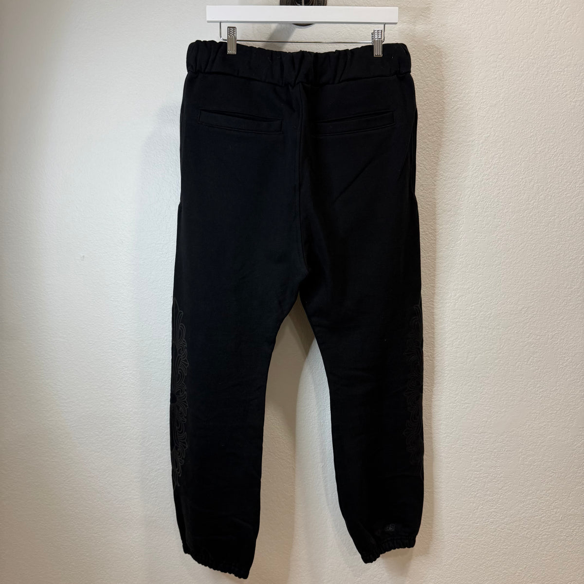 Chrome Hearts Black Floral Sweatpants - Size M