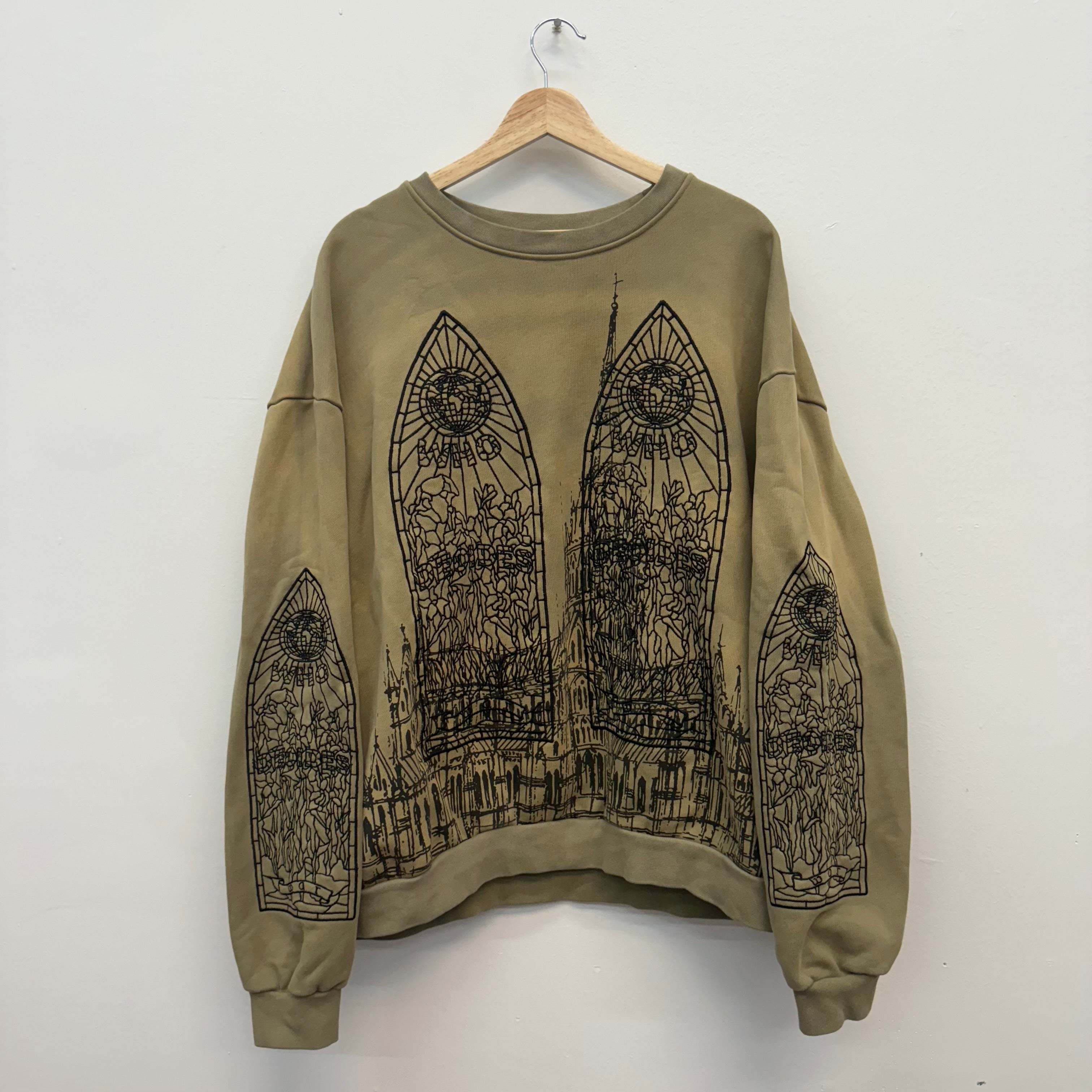 Who Decides War Cathedral Crewneck - Size L