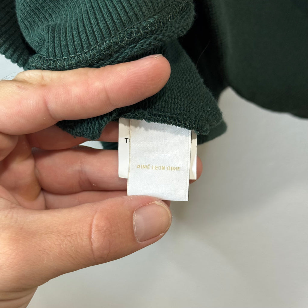 Aime Leon Dore Crest Hoodie Green - Size L