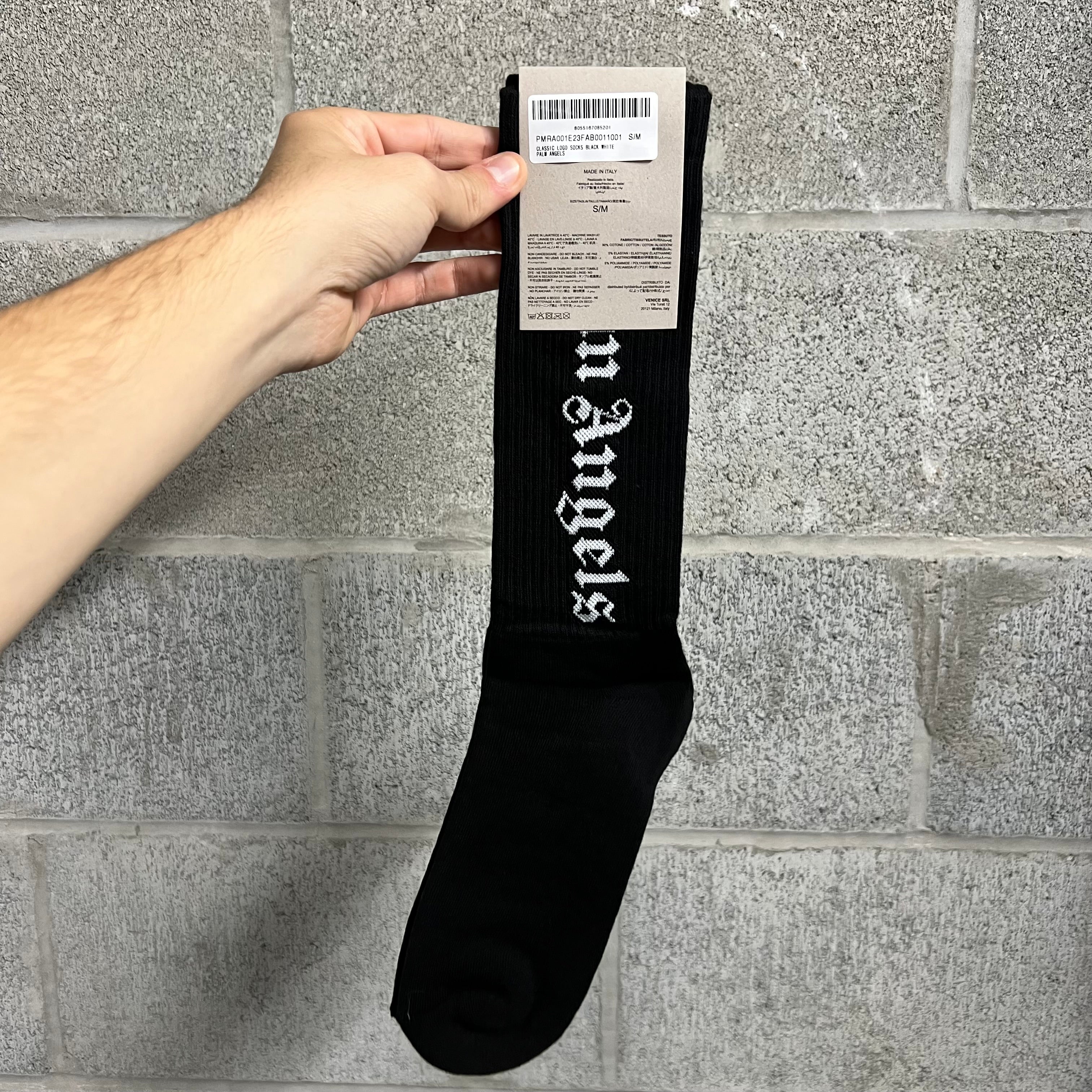 Palm Angels Gothic Logo Socks