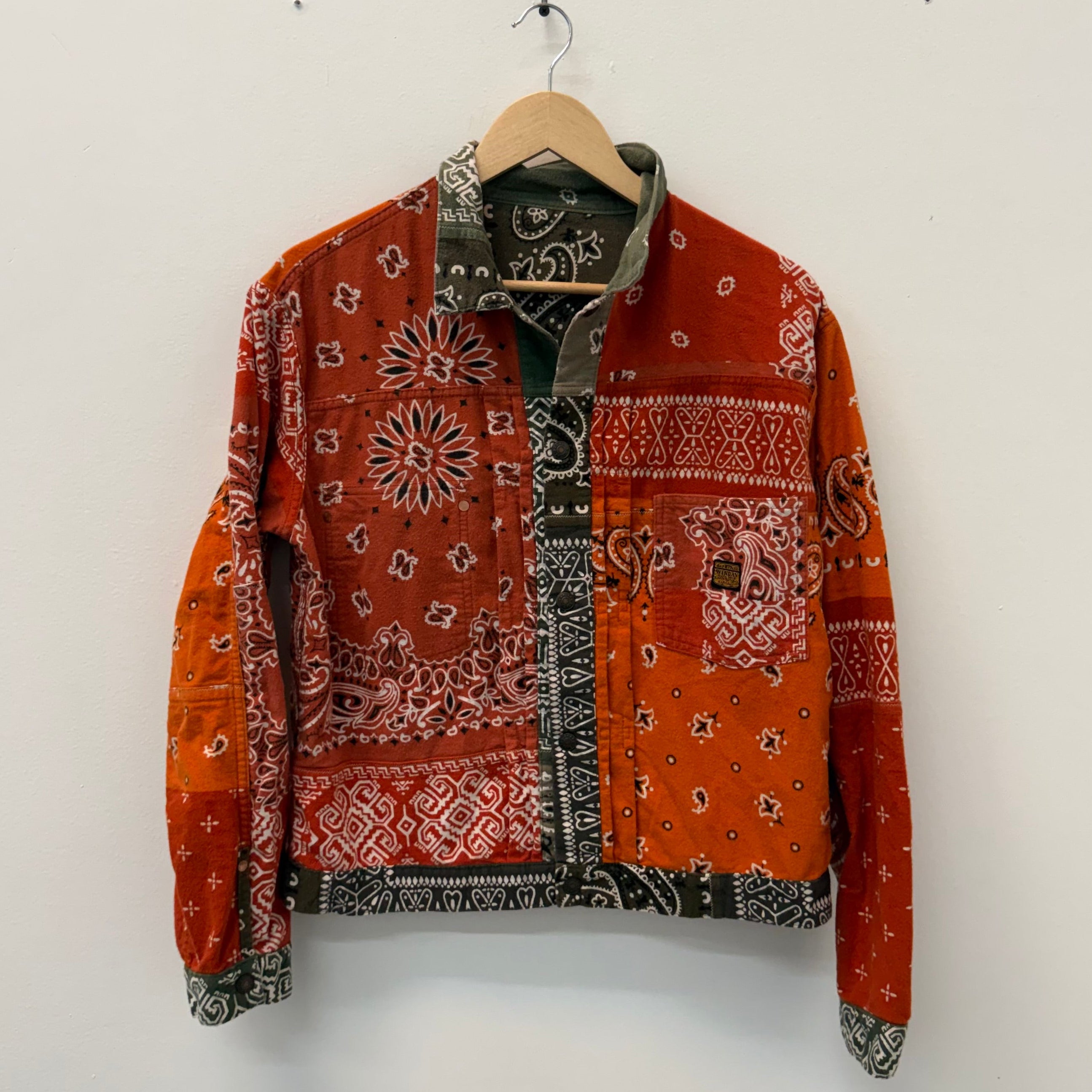 Kapital Flannel Reversible Bandana 1st Jacket - Size 3