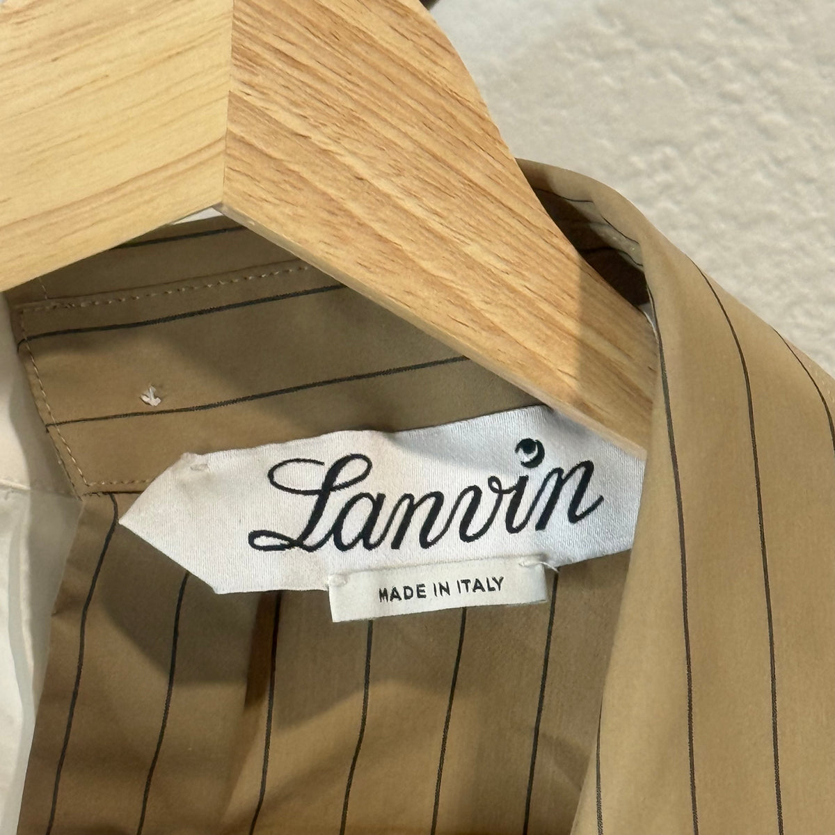 Lanvin x Future Cropped Asymmetric Short Sleeve Shirt - Size 41 (L)