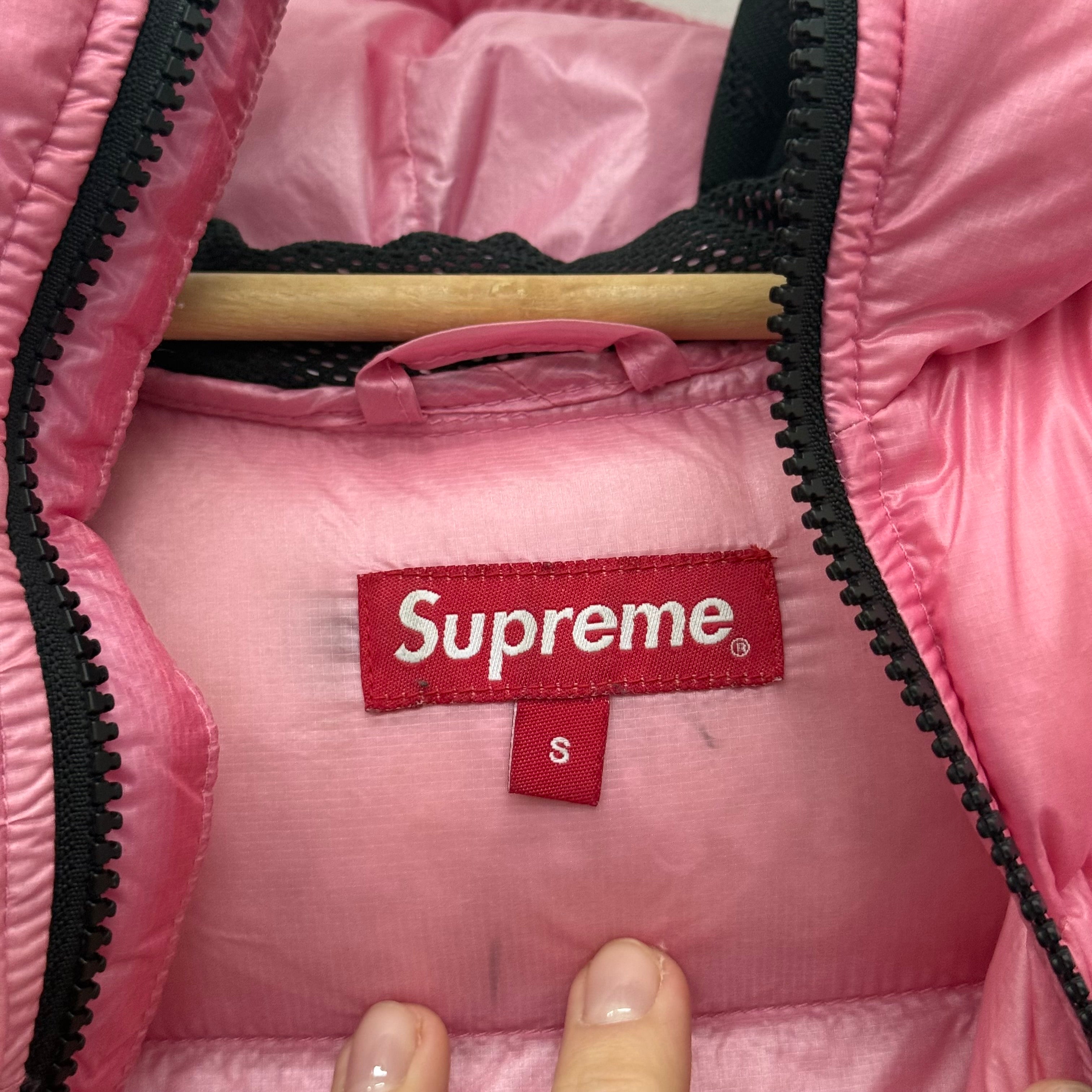 Supreme Pertex Pink Puffer Jacket - Size S