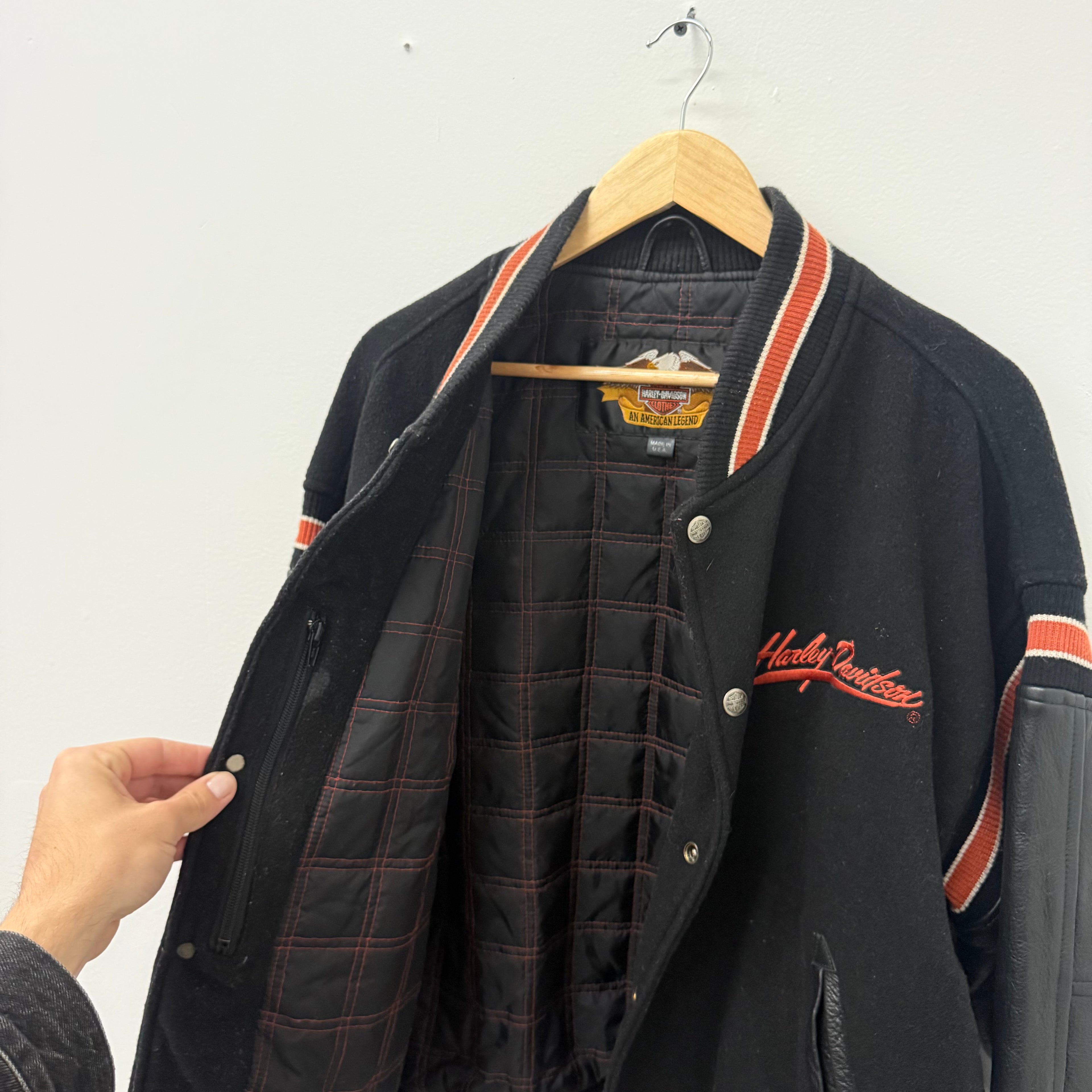 Harley Davidson Leather Jacket - Size XL