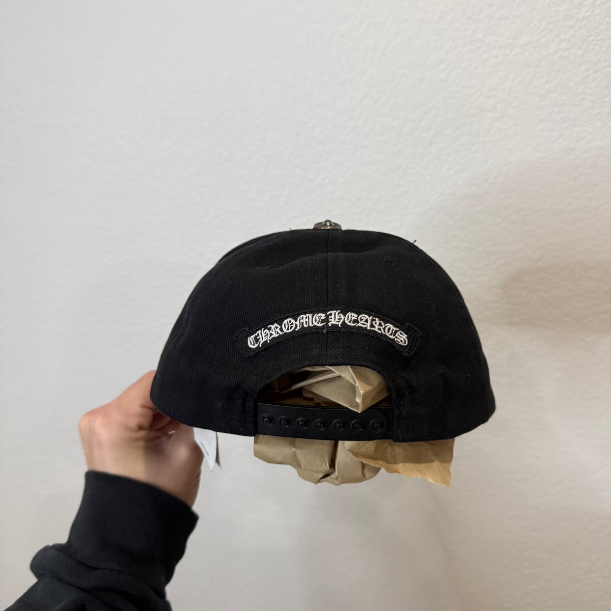 Chrome Hearts Vertical Script Black Hat