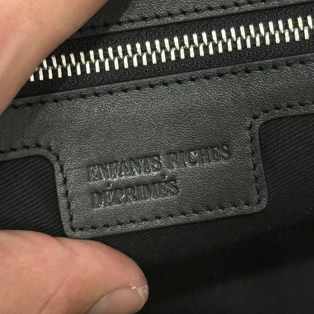 ERD Enfants Riches Déprimés Leather Travel Buckle Bag Black