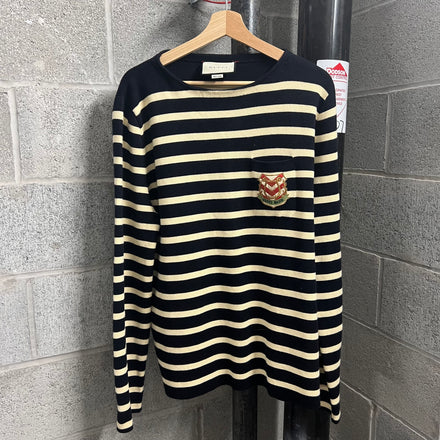 Gucci Stripped Knit Pullover Shirt - Size XL