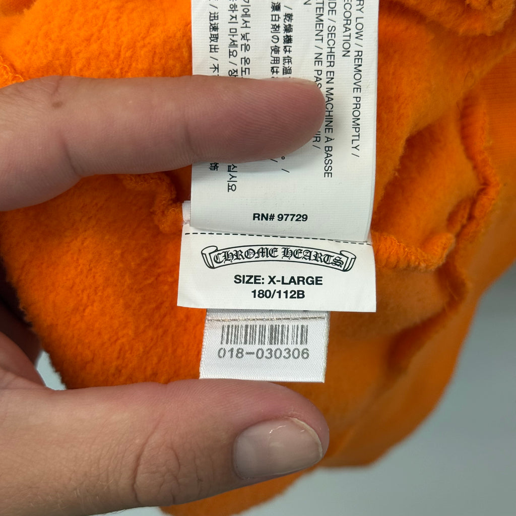 Chrome Hearts x Off White F&F PARIS 2018 Marketing Hoodie - Size XL