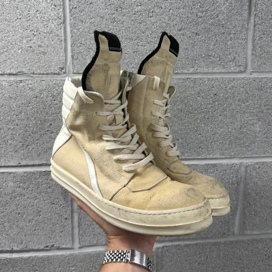 Rick Owens Geobasket Beige - Size 41 (US 8)
