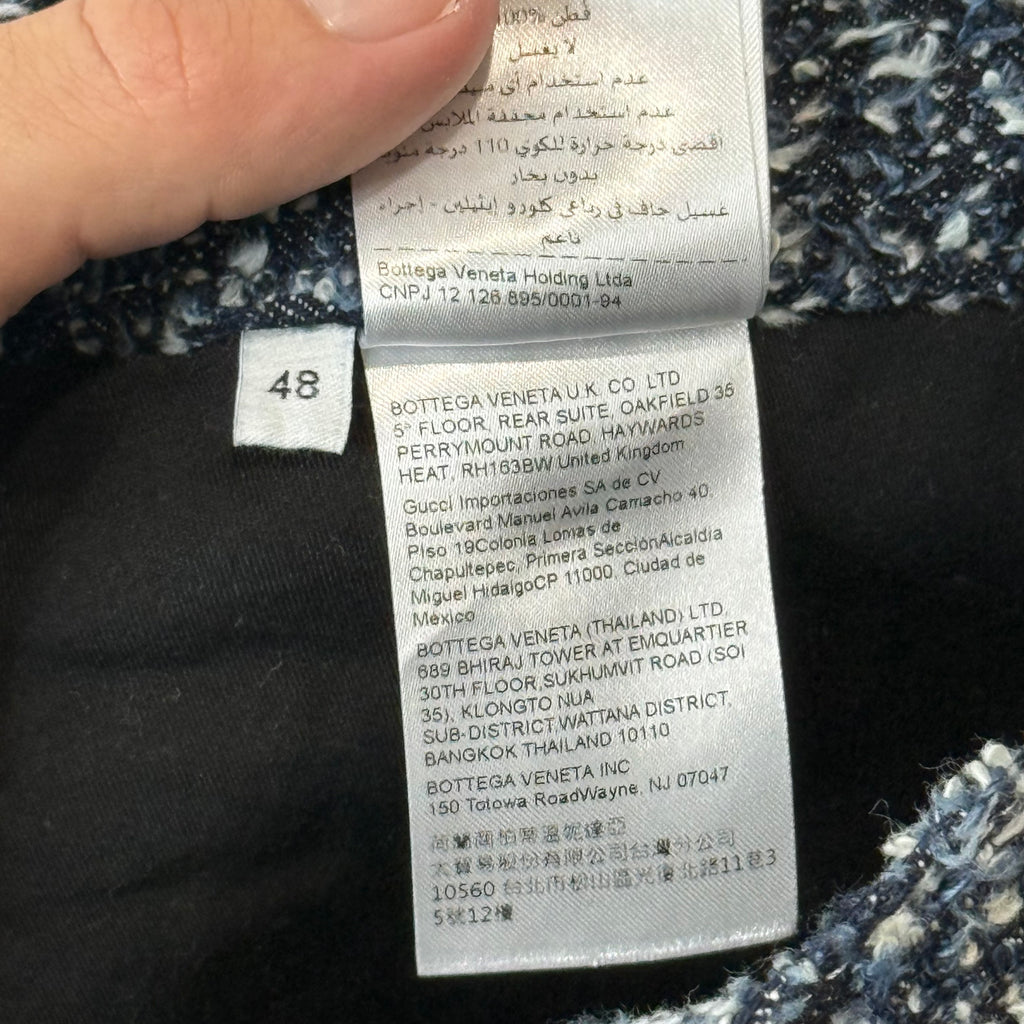 Bottega Veneta Cotton-Bouclé Indigo Carpenter Pants - Size 48 (32)