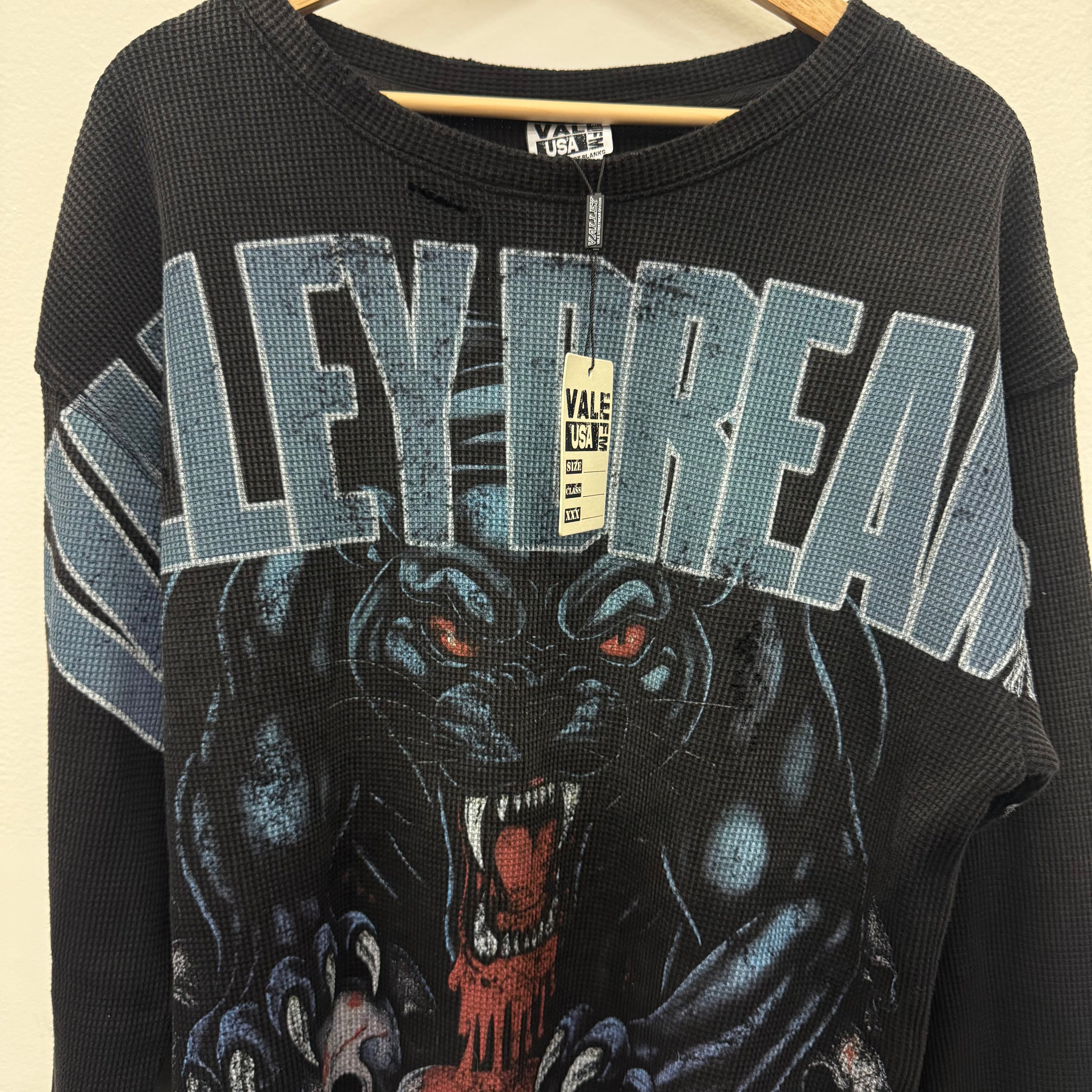 Vale Valley Black Panther Thermal Longsleeve Shirt - Size S