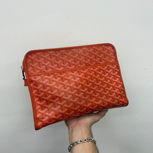 Goyard GM Jouvence Toiletry Bag Orange