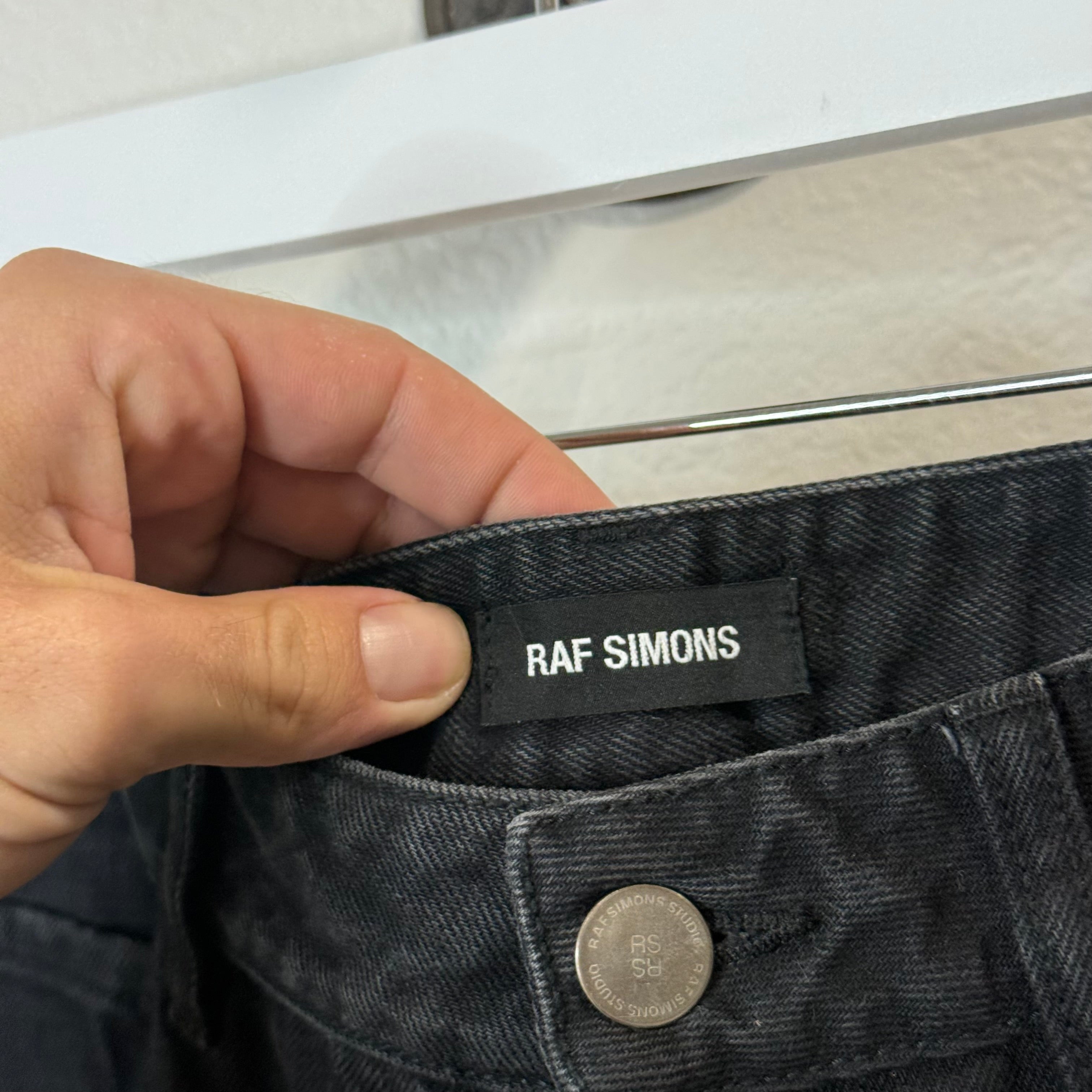 Raf Simons Drugs 2C-B GHB Patchwork Jeans Black - Size 30