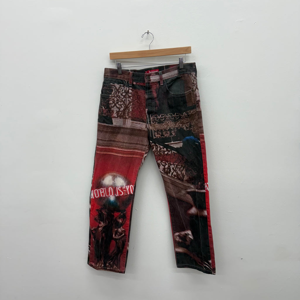 Supreme Scarface Denim Jeans The World is Yours - Size 32