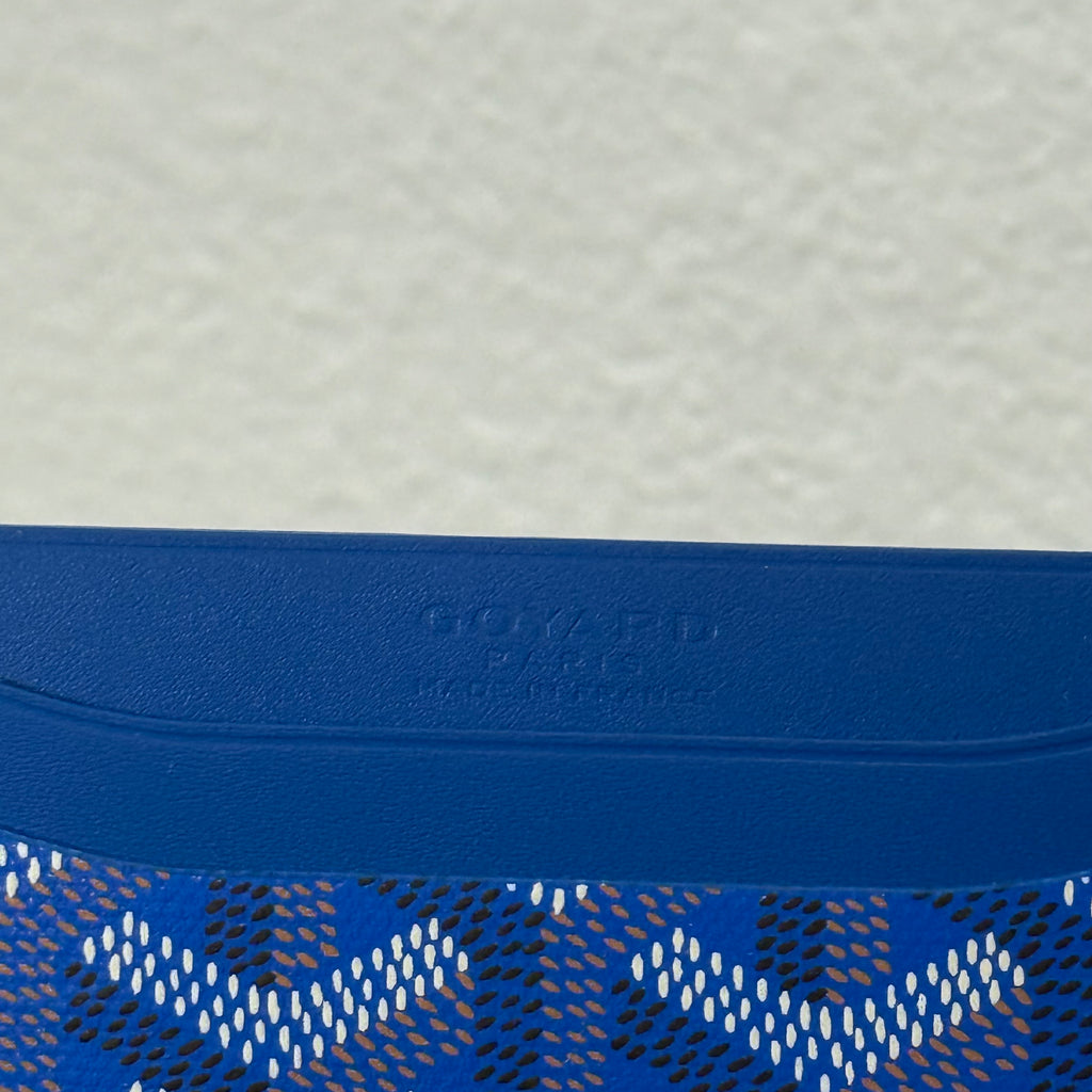 Goyard Saint Sulpice Blue Cardholder Wallet