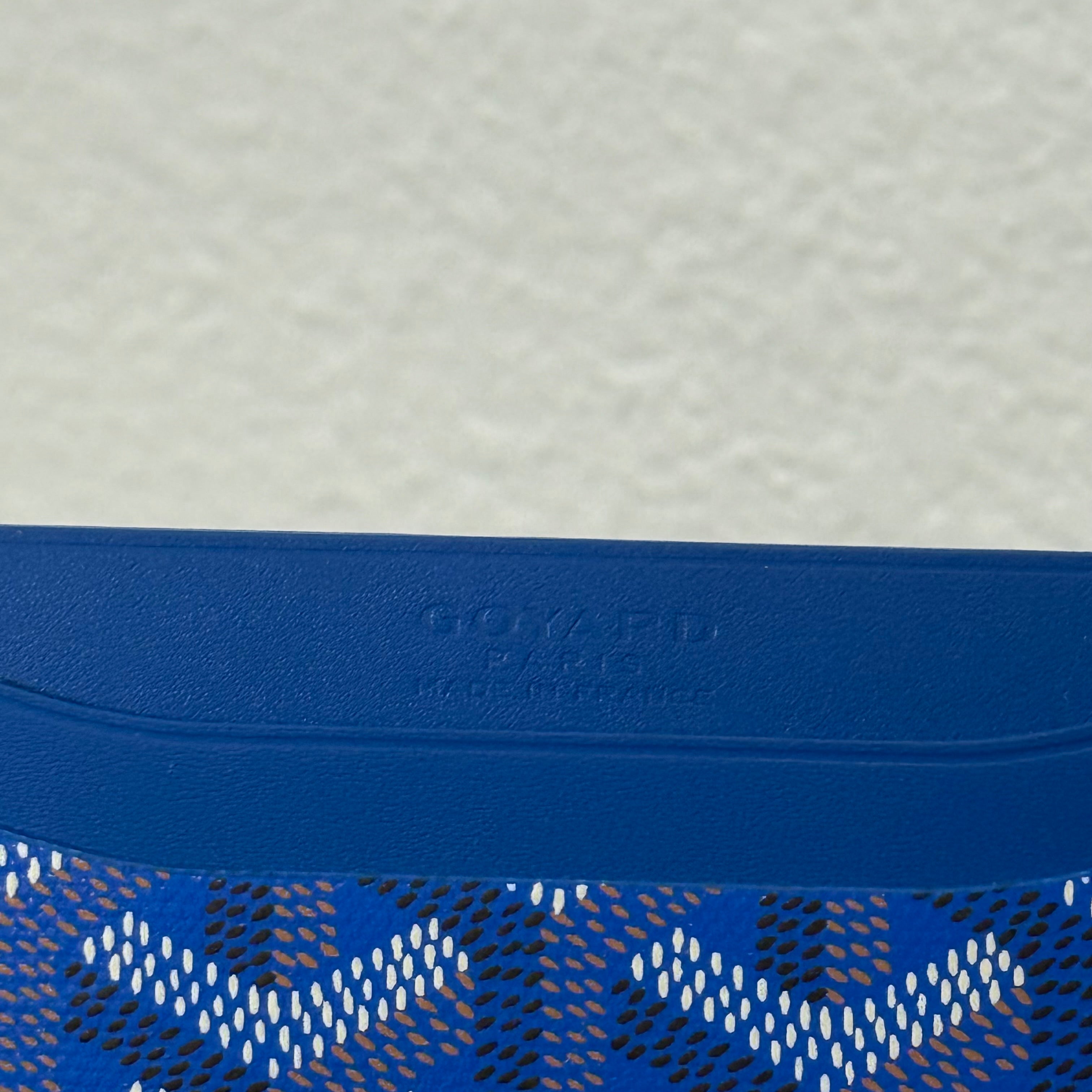 Goyard Saint Sulpice Blue Cardholder Wallet