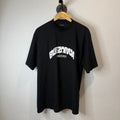 Balenciaga Curved Script Logo T-Shirt - Size M