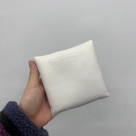 Chrome Hearts White Leather Pillow / Jewelry Display